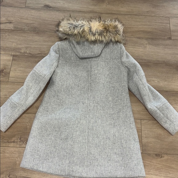 J Crew Chateau Parka Stadium Nello Gori Wool Faux Fur Coat Women's 2 - Picture 13 of 13